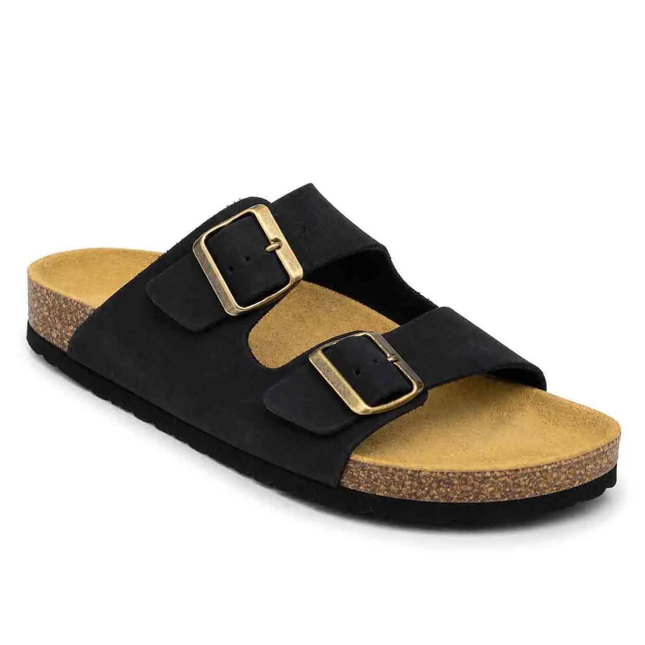 Sandale pour homme s030-1 Noir nibique cuir .......... 